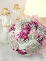 True Love Pink Jewellery Fabric Bouquet